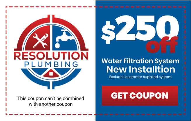 Water Filtration System Coupon